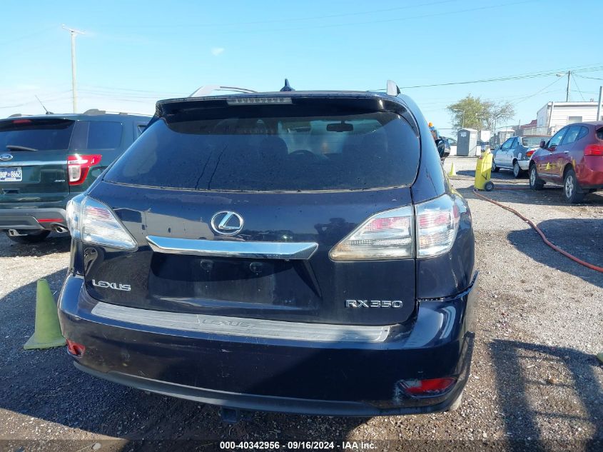 2010 Lexus Rx 350 VIN: 2T2BK1BA9AC061512 Lot: 40342956