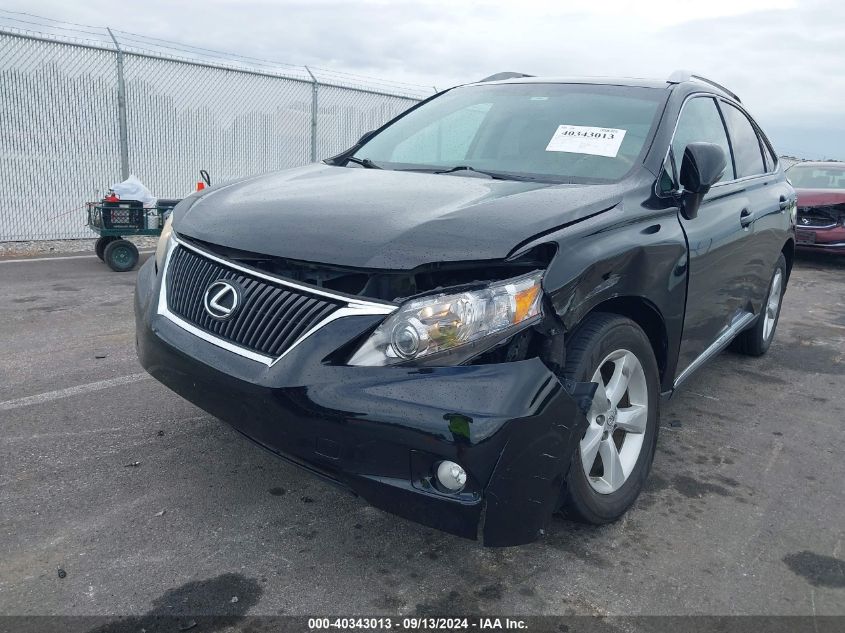 2T2BK1BA0AC011257 2010 Lexus Rx 350