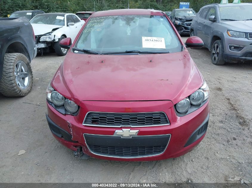 2012 Chevrolet Sonic Ls VIN: 1G1JA5SH7C4113516 Lot: 40343022