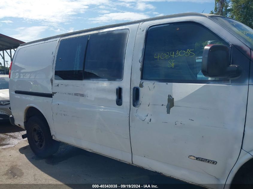 2005 Chevrolet Express G2500 VIN: 1GCGG25V051224283 Lot: 40343035