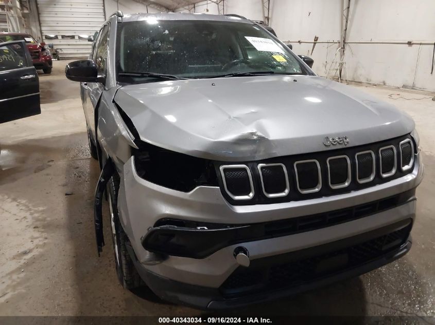 2022 Jeep Compass Latitude Lux 4X4 VIN: 3C4NJDFB6NT109351 Lot: 40343034