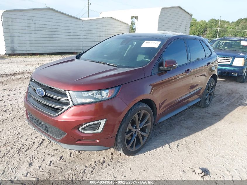 VIN 2FMTK3AP0FBB98876 2015 Ford Edge, Sport no.2