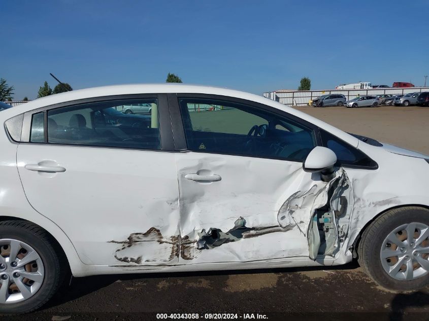 2016 Kia Rio Lx VIN: KNADM4A36G6696308 Lot: 40343058