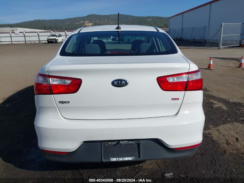 KNADM4A36G6696308 2016 Kia Rio Lx