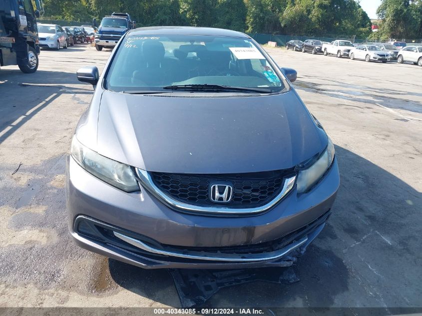 2014 Honda Civic Lx VIN: 2HGFB2F52EH524113 Lot: 40343085