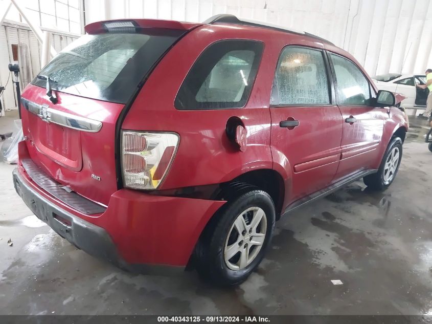 2006 Chevrolet Equinox Ls VIN: 2CNDL23F666194727 Lot: 40343125