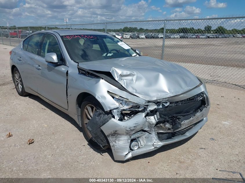 2014 Infiniti Q50 Premium VIN: JN1BV7AR3EM700209 Lot: 40343130