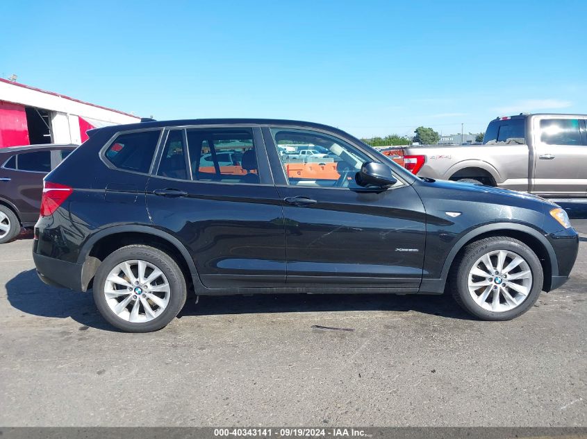 2014 BMW X3 xDrive28I VIN: 5UXWX9C55E0D38990 Lot: 40343141