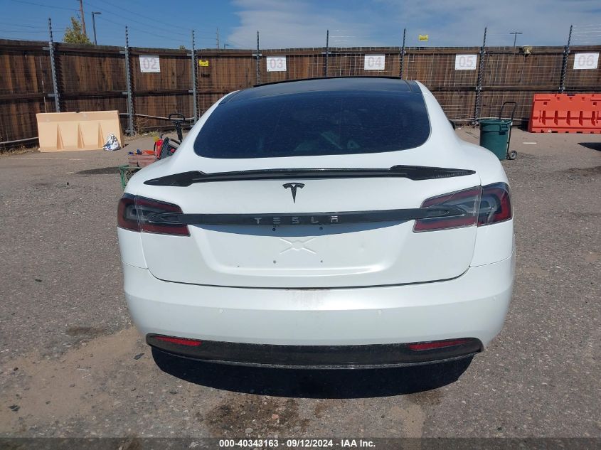 2016 Tesla Model S 60D/70D/75D/85D/90D VIN: 5YJSA1E21GF151656 Lot: 40343163