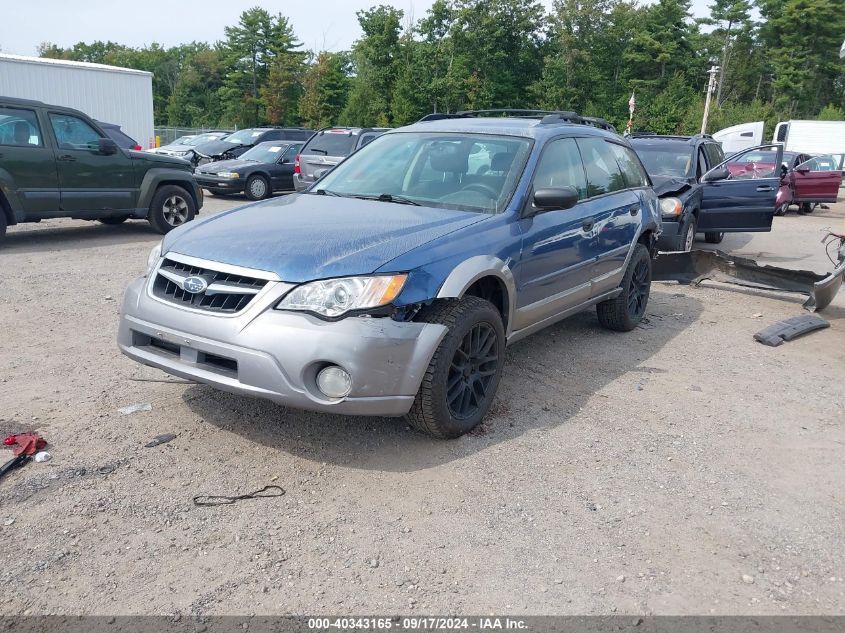 2008 Subaru Outback 2.5I/2.5I L.l. Bean Edition VIN: 4S4BP61C587365269 Lot: 40343165