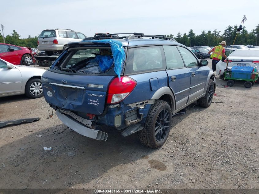 2008 Subaru Outback 2.5I/2.5I L.l. Bean Edition VIN: 4S4BP61C587365269 Lot: 40343165