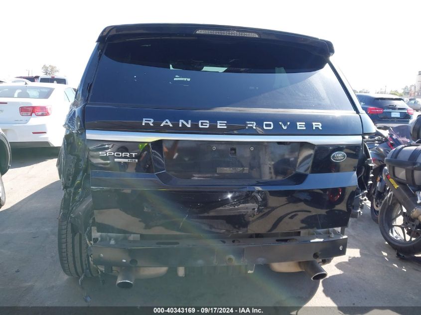 2014 Land Rover Range Rover Sport 3.0L V6 Supercharged Hse VIN: SALWR2WF0EA329234 Lot: 40343169