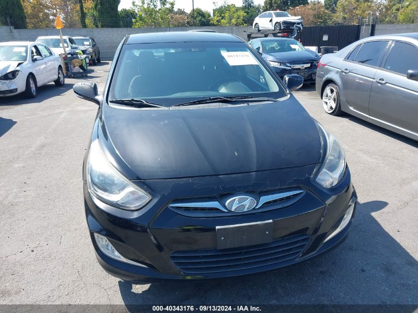 2013 Hyundai Accent Se VIN: KMHCU5AE5DU111758 Lot: 40343176