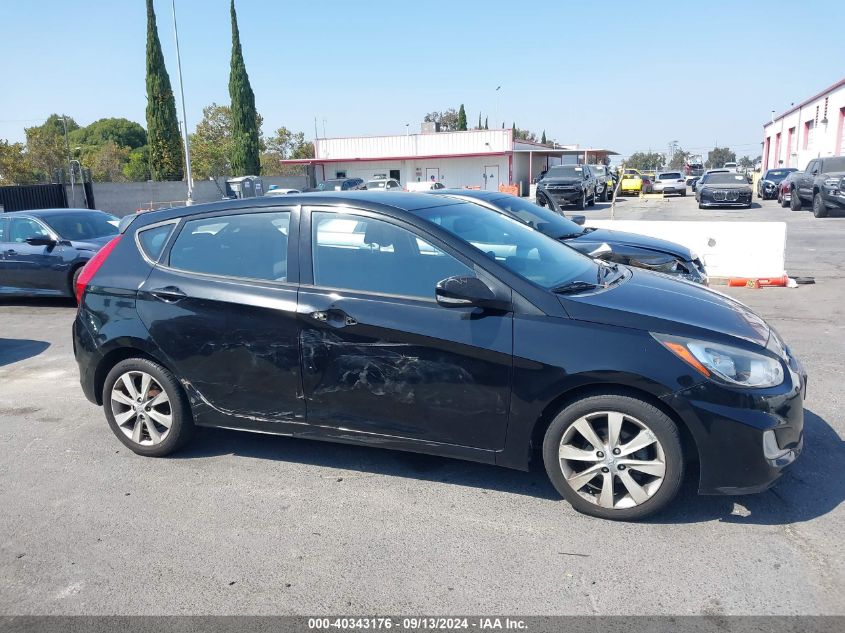 2013 Hyundai Accent Se VIN: KMHCU5AE5DU111758 Lot: 40343176