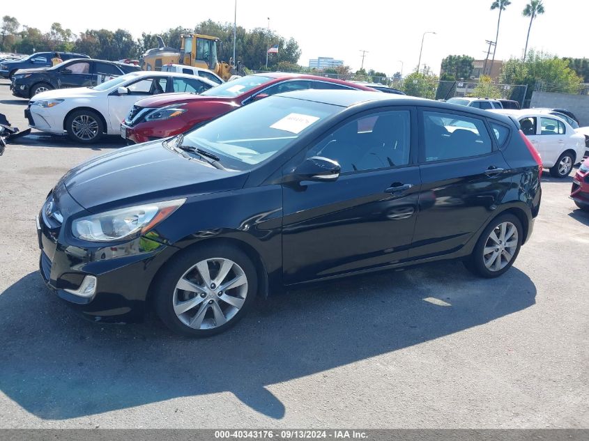 2013 Hyundai Accent Se VIN: KMHCU5AE5DU111758 Lot: 40343176