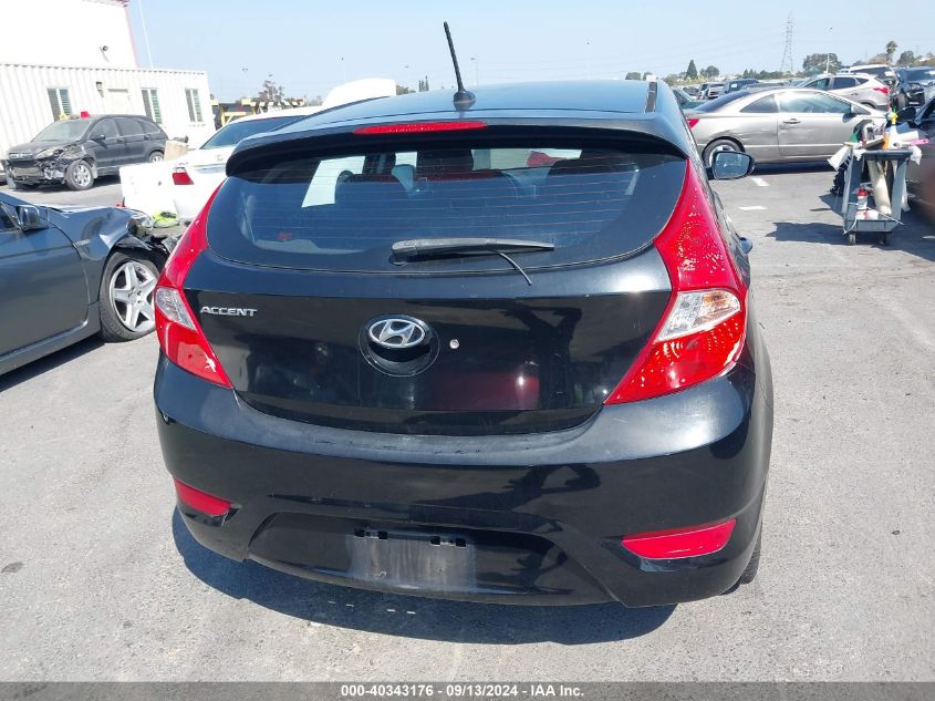 2013 Hyundai Accent Se VIN: KMHCU5AE5DU111758 Lot: 40343176