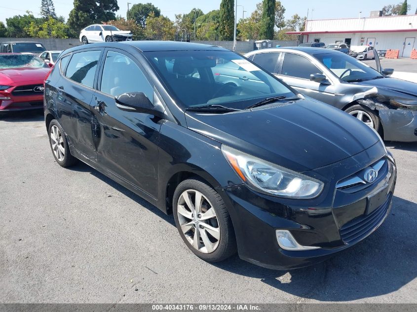 2013 Hyundai Accent Se VIN: KMHCU5AE5DU111758 Lot: 40343176