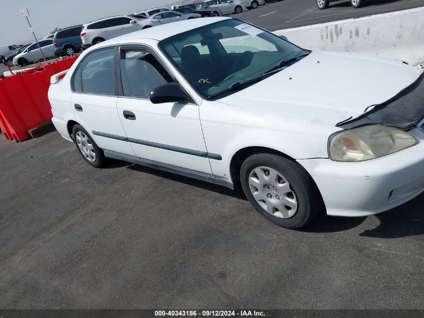 1999 Honda Civic Lx VIN: 2HGEJ6578XH550369 Lot: 40343186