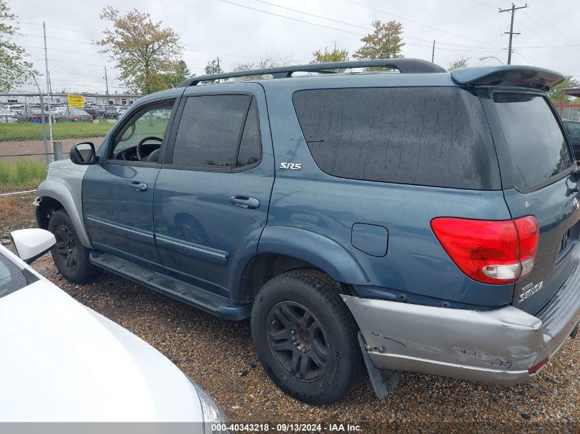 2007 Toyota Sequoia Sr5 VIN: 5TDZT34A87S288439 Lot: 40343218