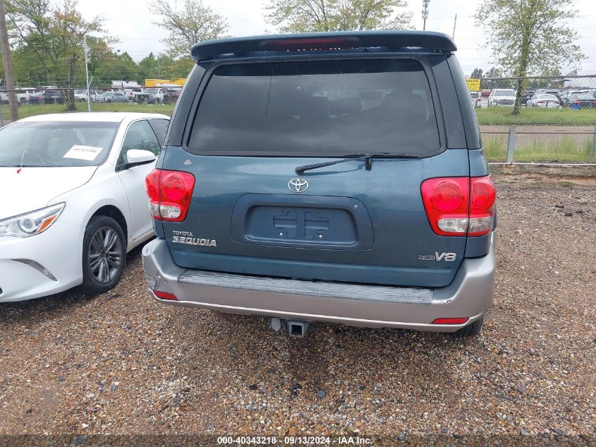 2007 Toyota Sequoia Sr5 VIN: 5TDZT34A87S288439 Lot: 40343218