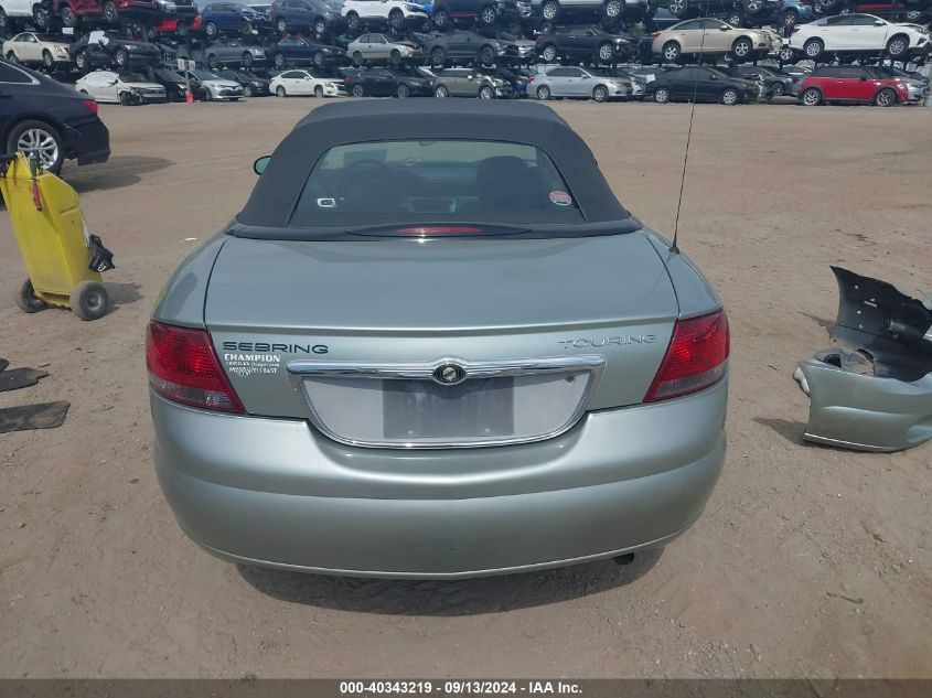 2006 Chrysler Sebring Touring VIN: 1C3EL55R96N181861 Lot: 40343219