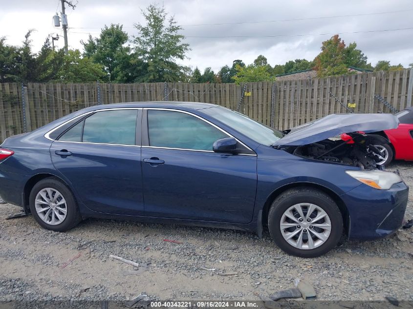 2015 Toyota Camry Le VIN: 4T4BF1FK8FR493693 Lot: 40343221