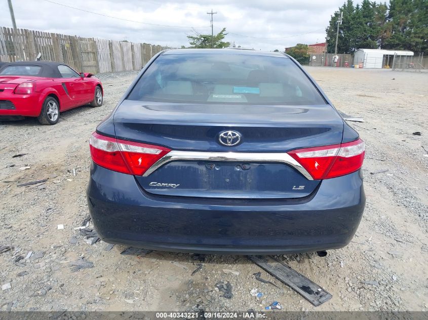 2015 Toyota Camry Le VIN: 4T4BF1FK8FR493693 Lot: 40343221