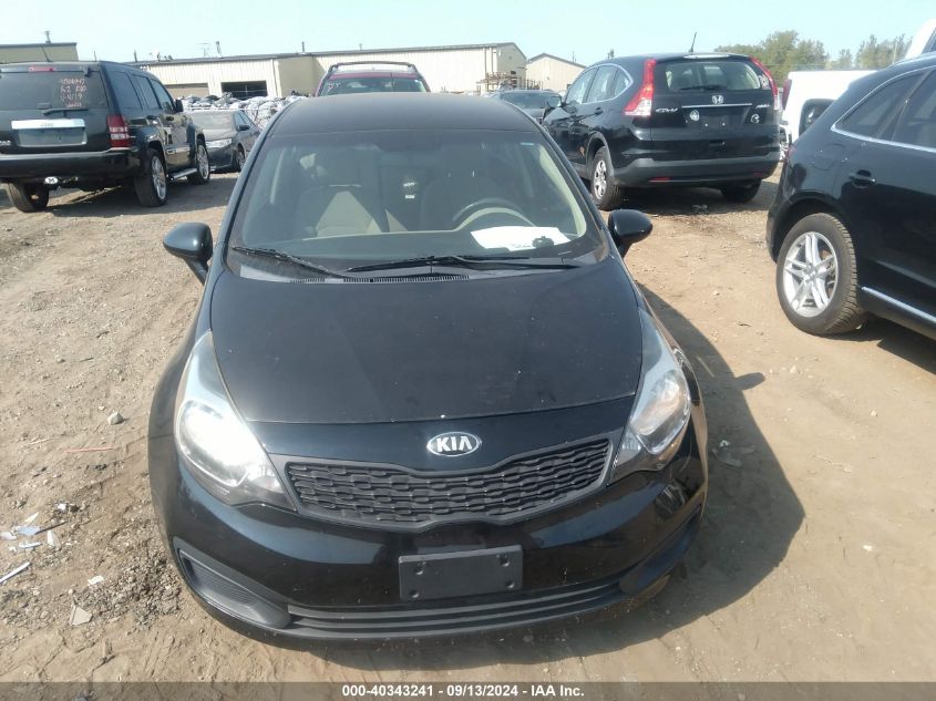 2015 Kia Rio Lx VIN: KNADM4A34F6503832 Lot: 40343241