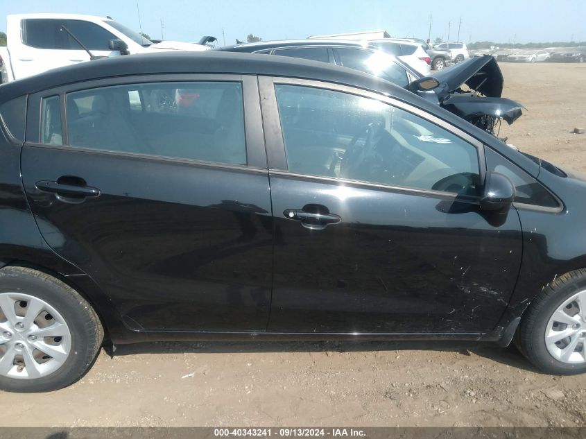 2015 Kia Rio Lx VIN: KNADM4A34F6503832 Lot: 40343241