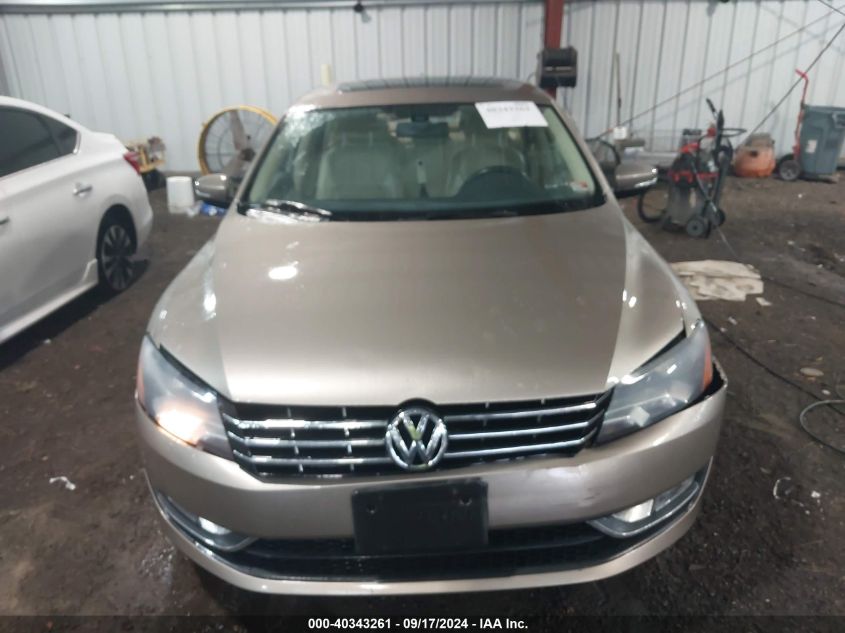 2015 Volkswagen Passat 2.0L Tdi Sel Premium VIN: 1VWCV7A37FC052195 Lot: 40343261