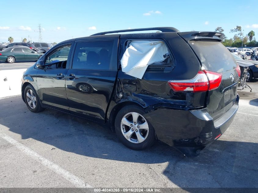 2017 Toyota Sienna Le 8 Passenger VIN: 5TDKZ3DC4HS874056 Lot: 40343265