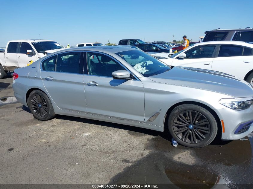 2018 BMW 530E xDrive Iperformance VIN: WBAJB1C57JB085238 Lot: 40343277