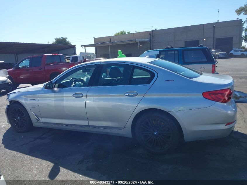 2018 BMW 530E xDrive Iperformance VIN: WBAJB1C57JB085238 Lot: 40343277