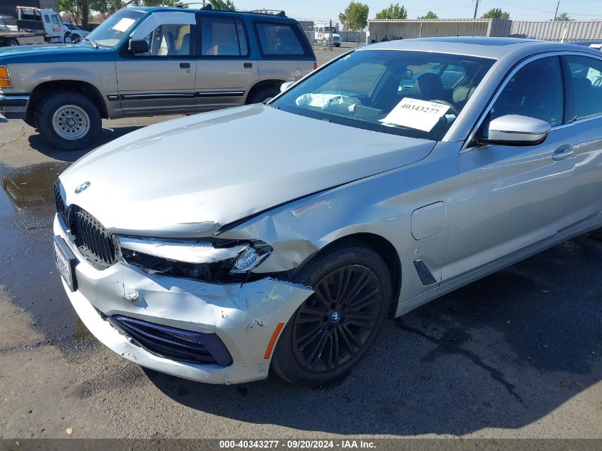 2018 BMW 530E xDrive Iperformance VIN: WBAJB1C57JB085238 Lot: 40343277