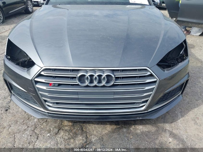 2018 Audi S5 3.0T Premium Plus VIN: WAUB4CF50JA062055 Lot: 40343287