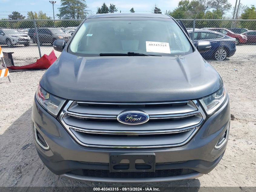 2016 Ford Edge Sel VIN: 2FMPK3J98GBC21731 Lot: 40343315