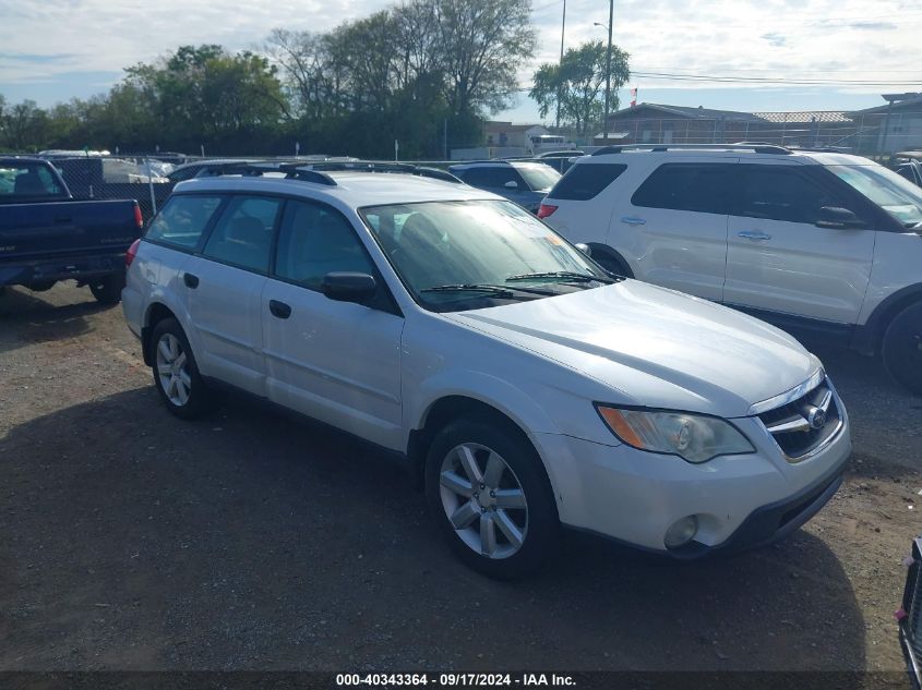 2008 Subaru Outback 2.5I/2.5I L.l. Bean Edition VIN: 4S4BP61CX87304581 Lot: 40343364