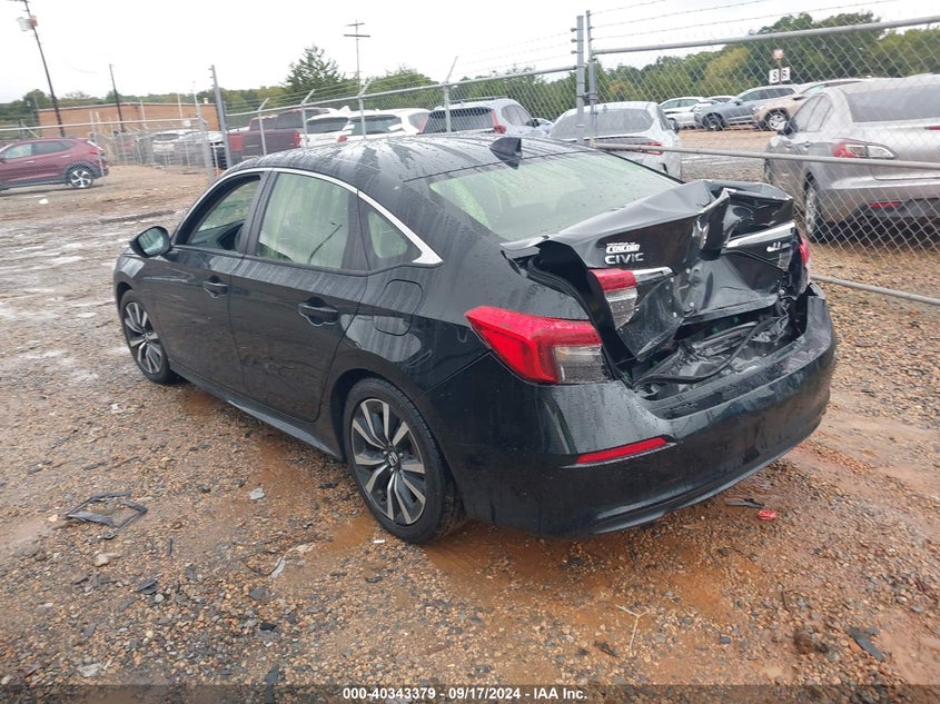 VIN JHMFE1F71NX002360 2022 HONDA CIVIC EX