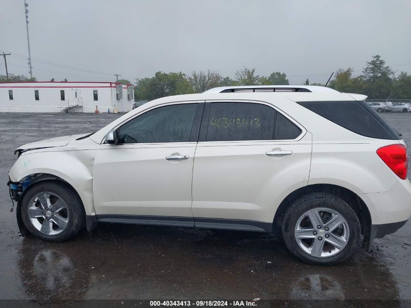 2014 Chevrolet Equinox Ltz VIN: 1GNFLHEK5EZ117481 Lot: 40343413