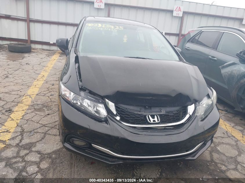 2013 Honda Civic Ex-L VIN: 19XFB2F95DE288956 Lot: 40343435