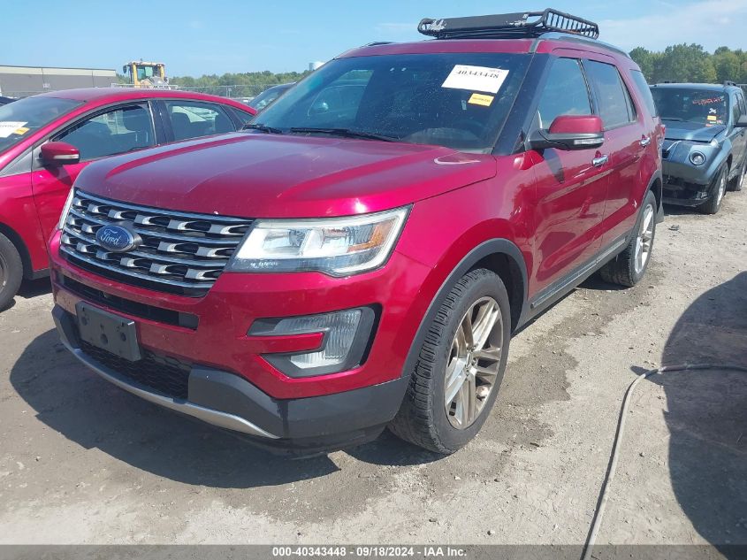 1FM5K8F8XGGC39631 2016 FORD EXPLORER - Image 2