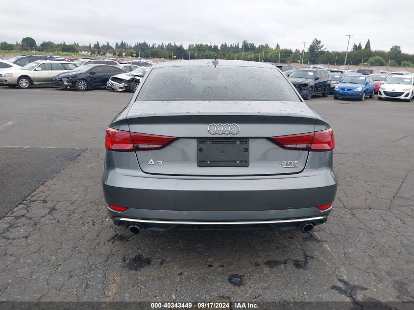 2018 Audi A3 2.0T Premium/2.0T Tech Premium VIN: WAUB8GFF0J1064036 Lot: 40343449