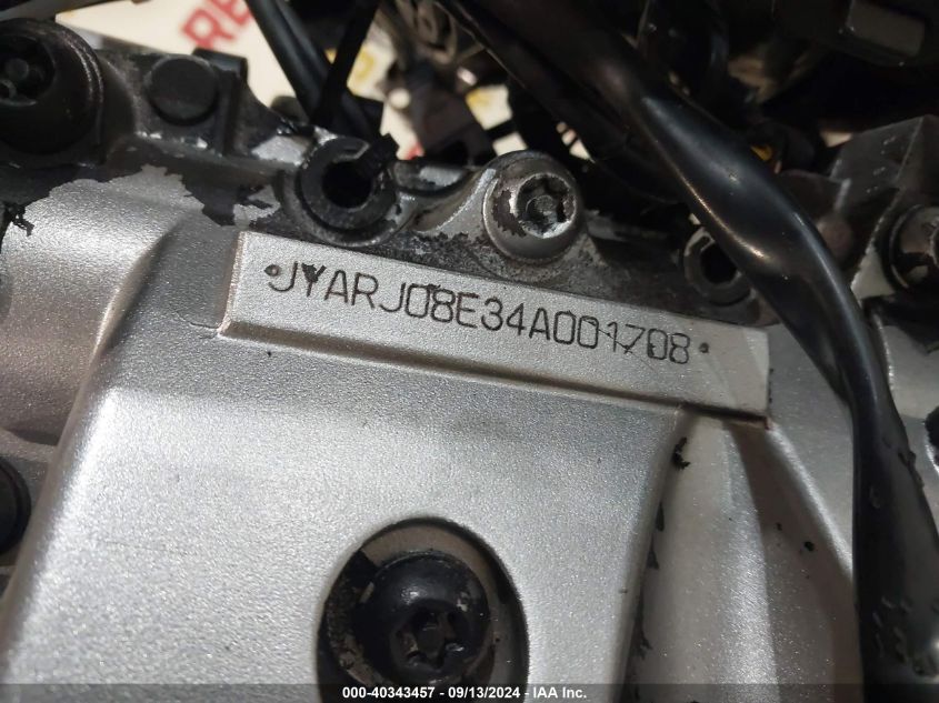 JYARJ08E34A001708 2004 Yamaha Fz6 S