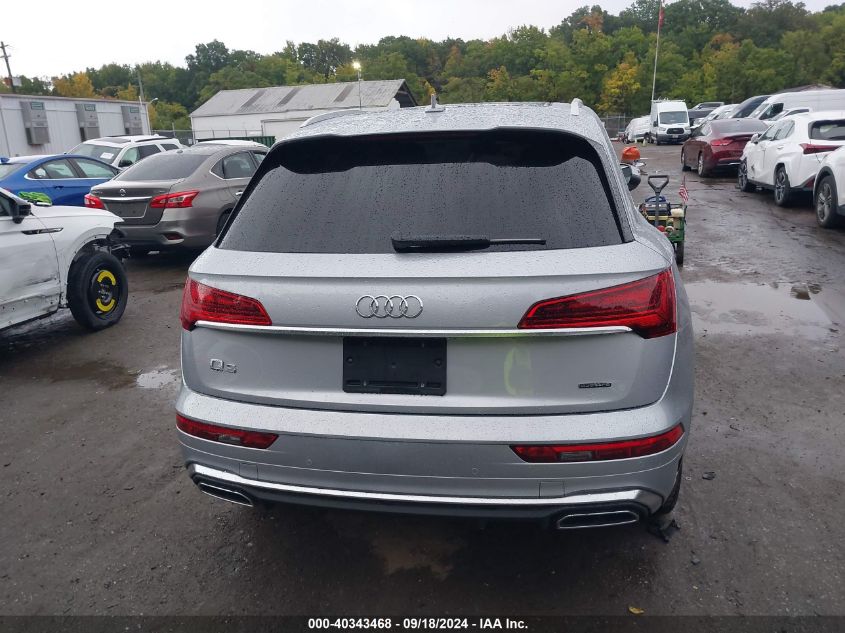 2023 Audi Q5 Premium Plus 45 Tfsi S Line Quattro VIN: WA1EAAFYXP2171210 Lot: 40343468