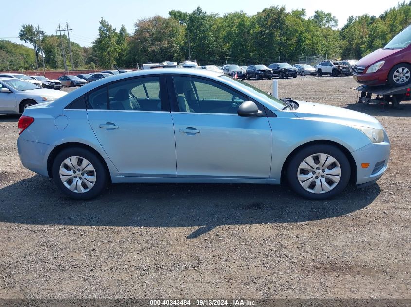 2012 Chevrolet Cruze Ls VIN: 1G1PC5SH3C7206293 Lot: 40343484