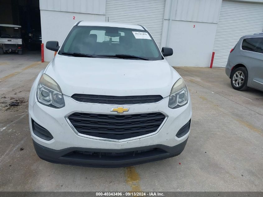 2016 Chevrolet Equinox Ls VIN: 2GNALBEK6G6305402 Lot: 40343496