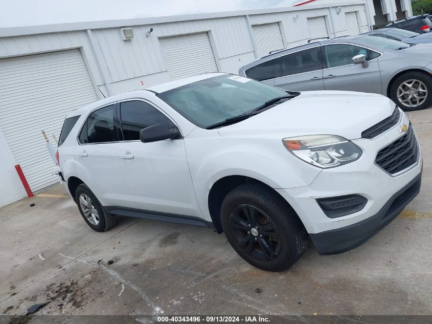 2016 Chevrolet Equinox Ls VIN: 2GNALBEK6G6305402 Lot: 40343496