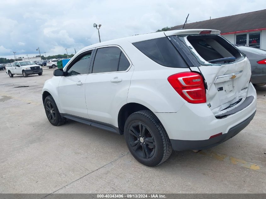 2016 Chevrolet Equinox Ls VIN: 2GNALBEK6G6305402 Lot: 40343496