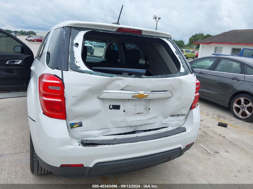 2016 Chevrolet Equinox Ls VIN: 2GNALBEK6G6305402 Lot: 40343496