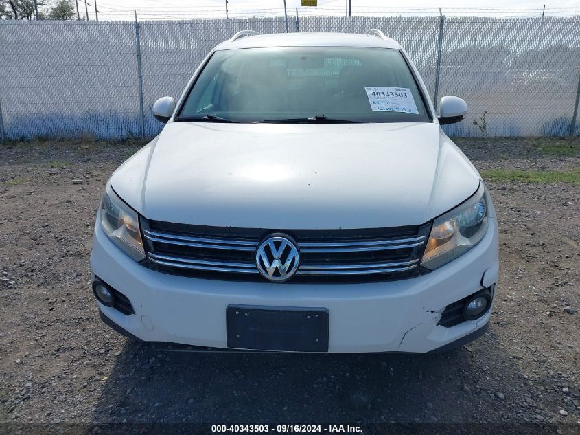 WVGBV7AX7DW541446 2013 Volkswagen Tiguan Se